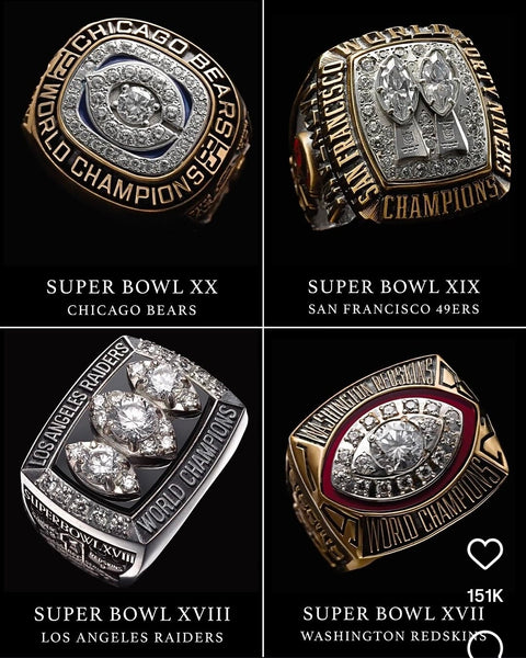The Complete Super Bowl Replica Ring Collection — All 60 Championships in One Legendary Set