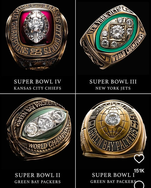 The Complete Super Bowl Replica Ring Collection — All 60 Championships in One Legendary Set