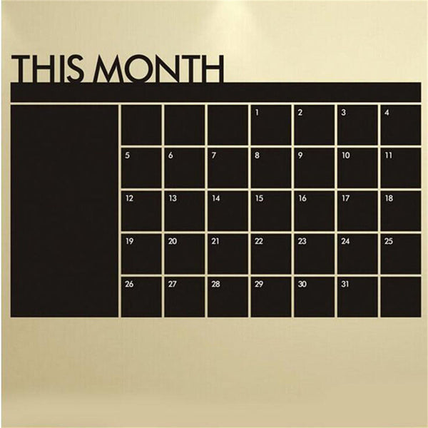 Monthly Planner in Retro Style