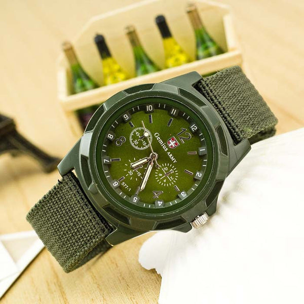 Military Soldier Quartz Wristwatch