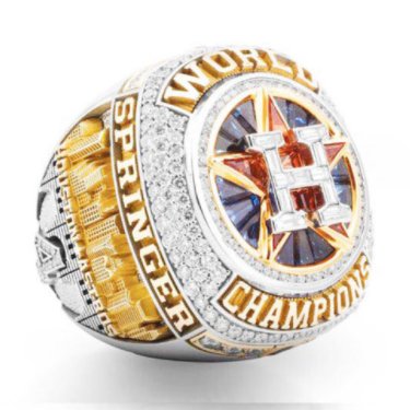 For the First Time EVER - 2017 Houston Astros World Series Ring