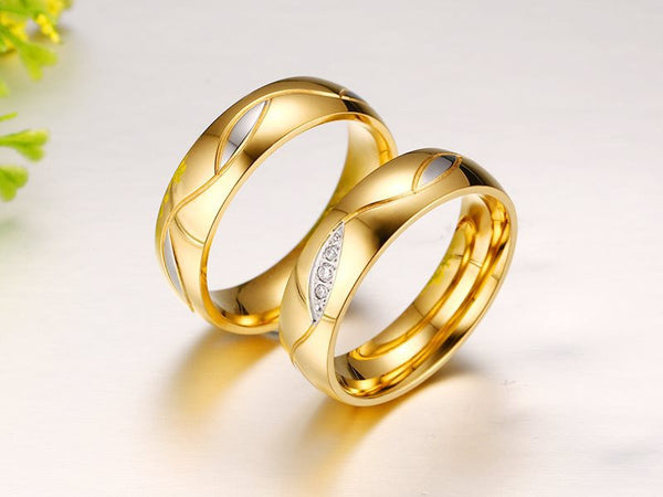 The Luxurious 18K Wedding Ring Collection