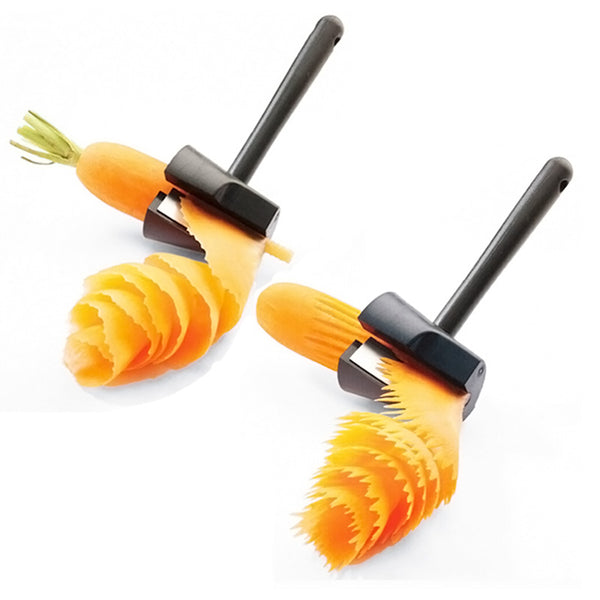 The Curly 'Q' Carrot Curler & Vegetable Sharpener