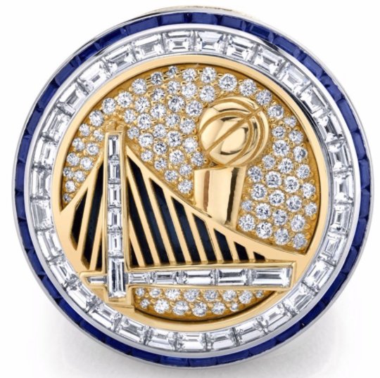 The 5-Time NBA World Champion Golden State Warriors Replica Ring