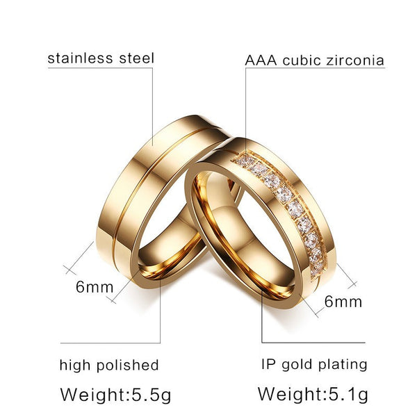 The Ultimate 18K Wedding Ring Collection